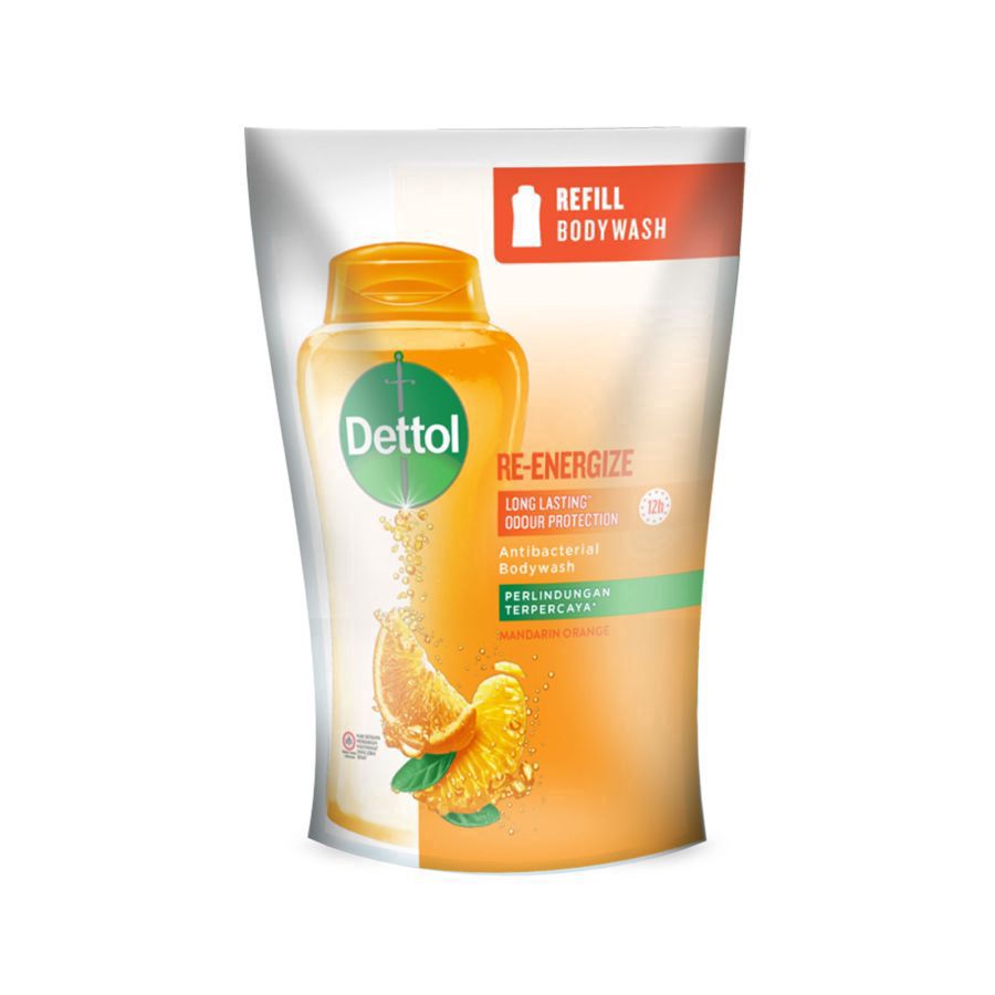 Dettol Re-Energize Mandarin Orange Antibacterial Body Wash 370ml