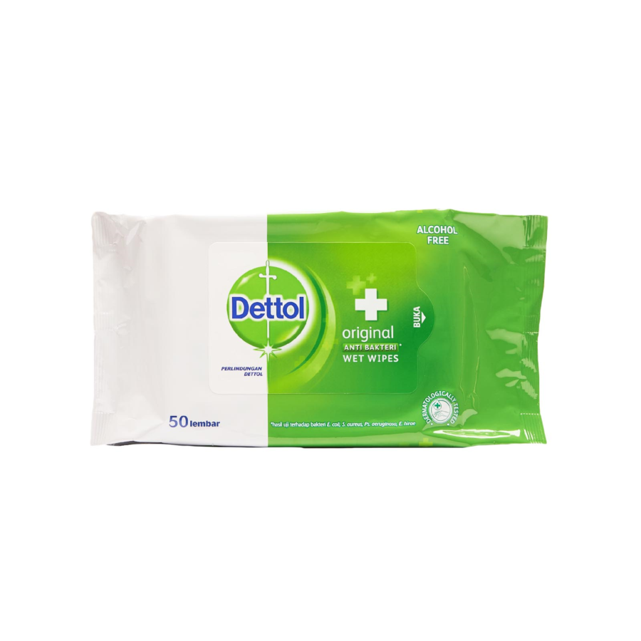 Dettol Tisu Basah - Wet Wipes 50sheets