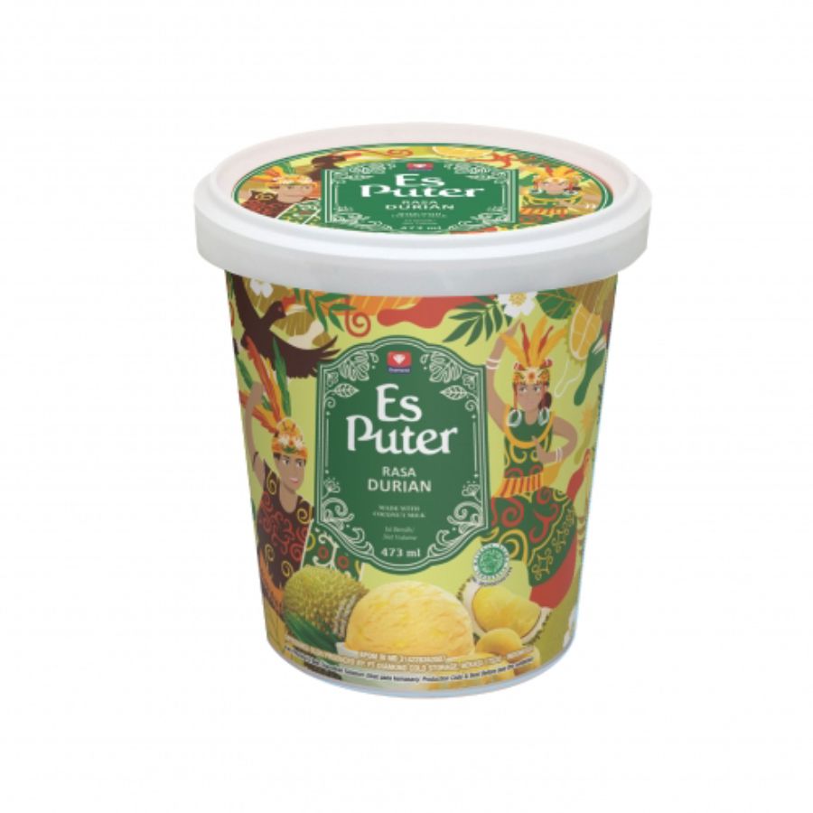 Diamond Es Puter Rasa Durian 473ml