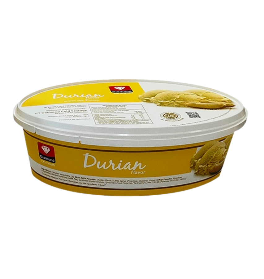 Diamond Ice Cream Durian/Es Krim 700ml