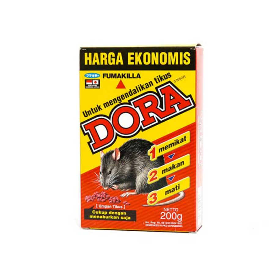 [INVALID] Dora Racun Tikus 200gr/Pembasmi Serangga 1pcs