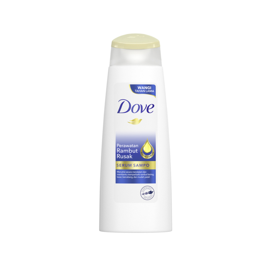 [INVALID] Dove Shampoo Perawatan Rambut Rusak 135ml 136 ml 136ml