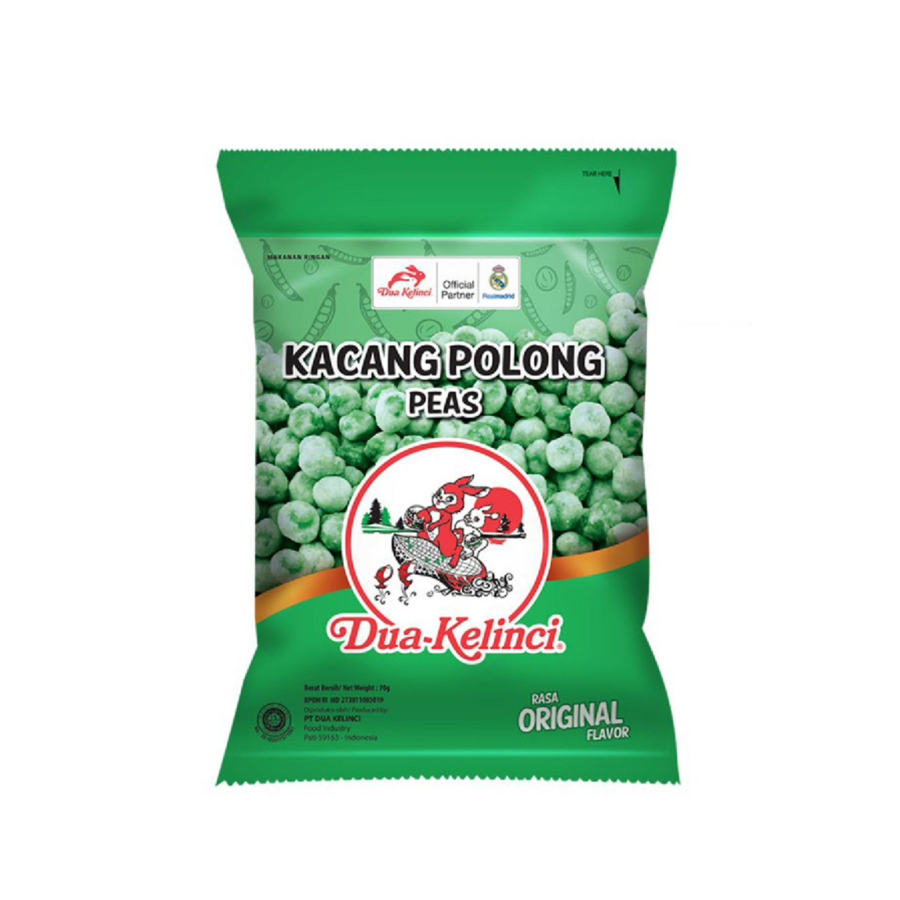 Dua Kelinci Kacang Polong Original 65gram 65gram