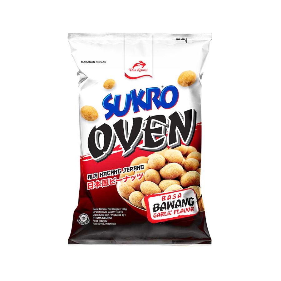 Dua Kelinci Sukro Oven Bawang/Kacang 95gram