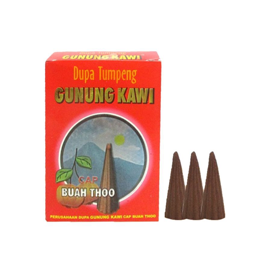 Dupa Hio Kerucut Tumpeng Gunung Kawi Cap Buah Thoo Kotak 1packet