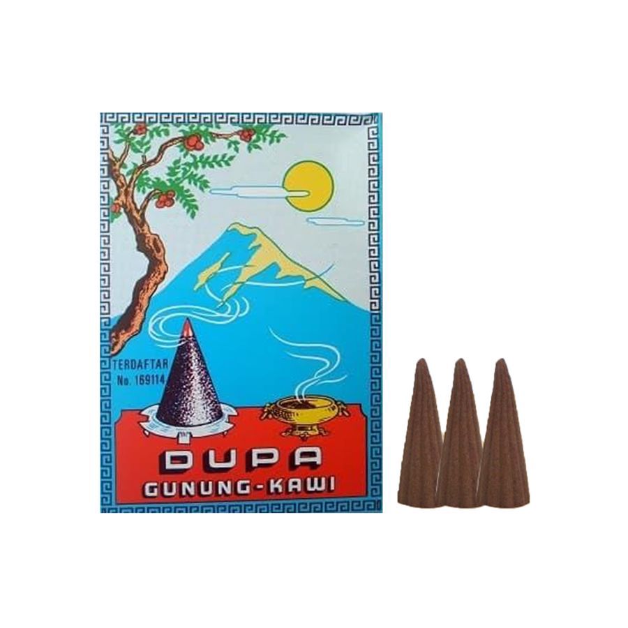 Dupa Hio Kerucut Tumpeng Gunung Kawi Cap Buah Thoo Kotak 1packet