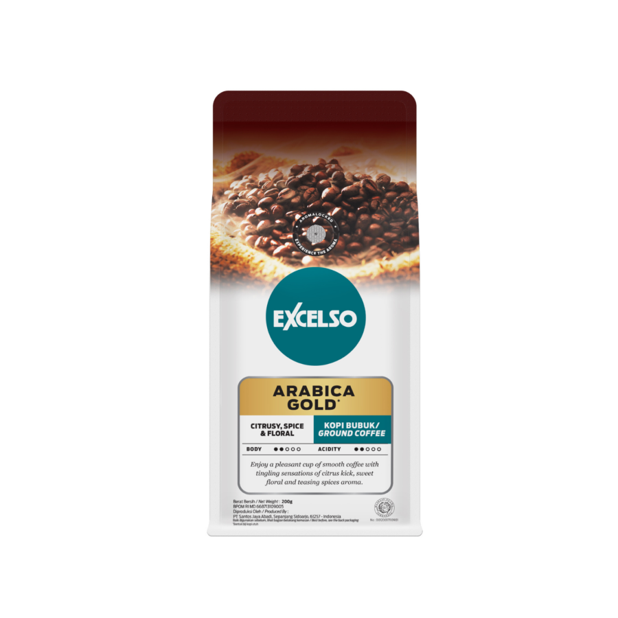 Excelso Arabica Gold Kopi Bubuk 200gram