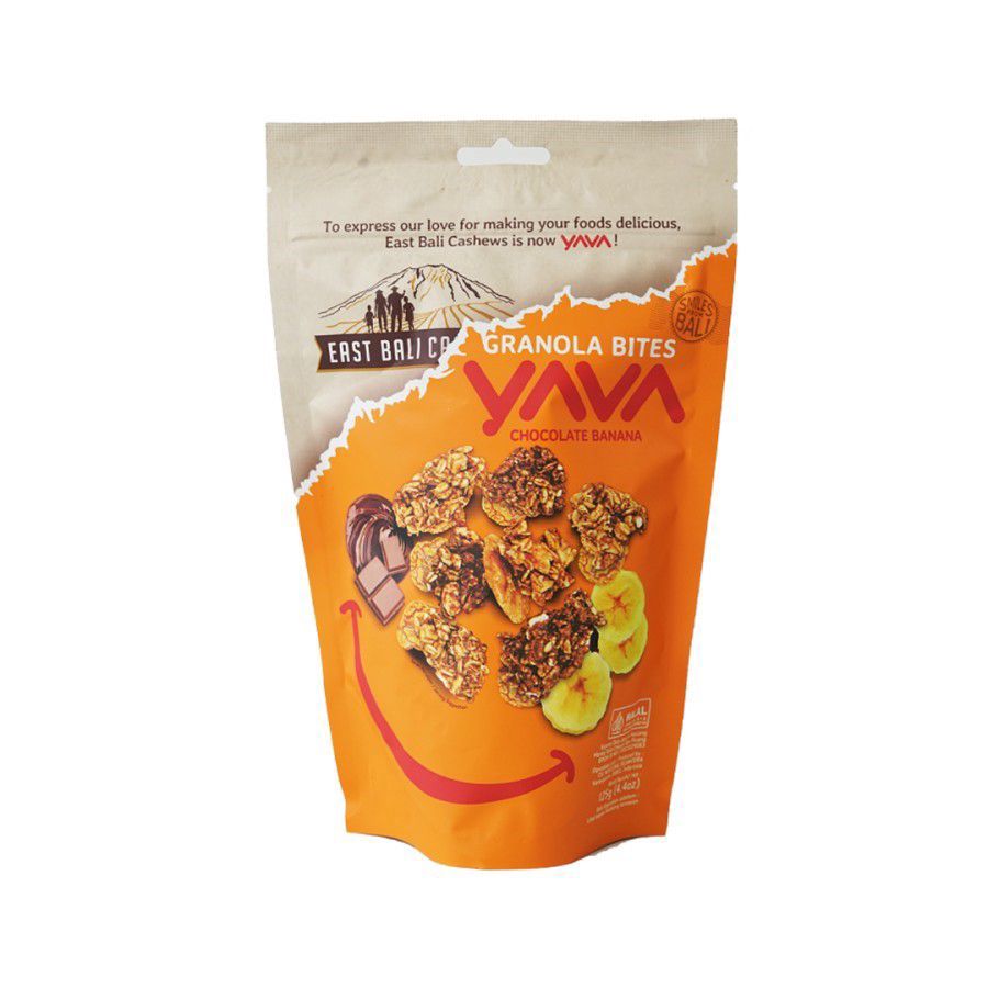 East Bali Cashews Chocolate Banana Granola Bites 125gram