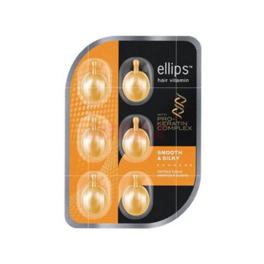 Ellips Smooth & Silky Hair Vitamin 6butir
