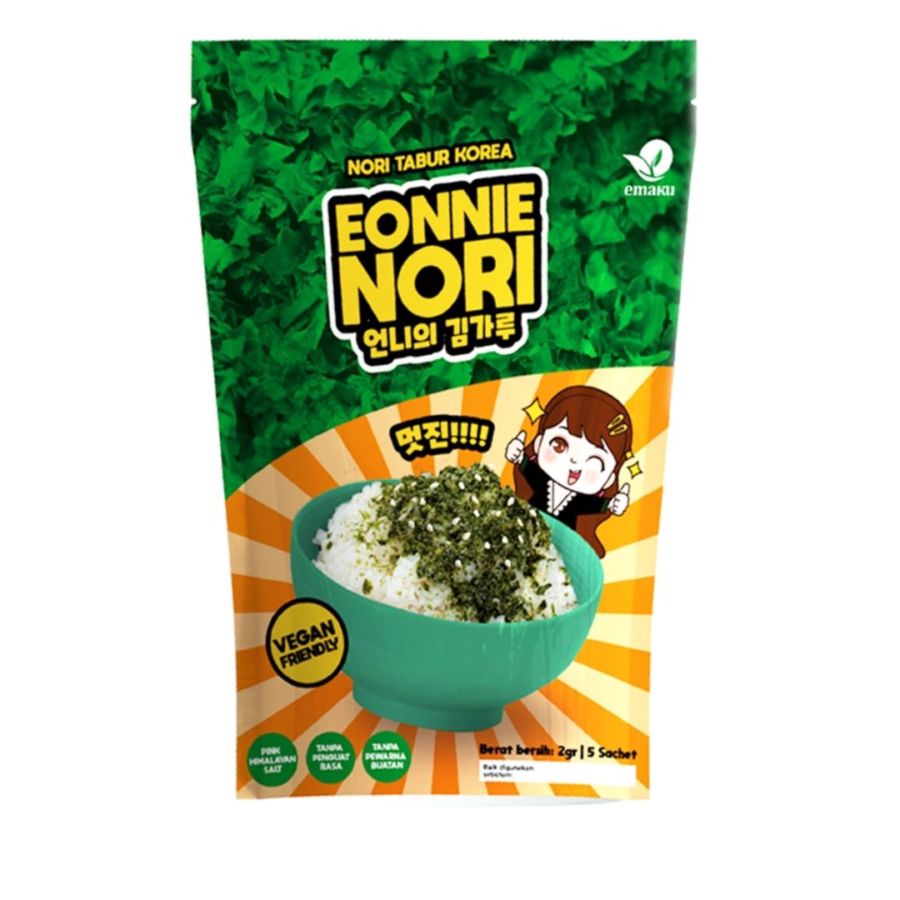 Emaku Eonnie Nori Tabur Korea 2gr x 5 Sachet/Seaweed 2gram