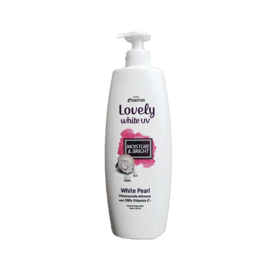 Emeron Lovely body lotion Moisture & Bright White Pearl 500ml