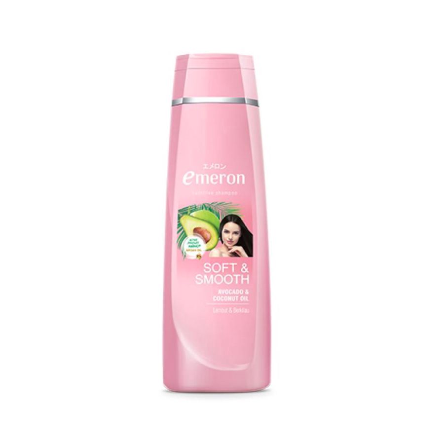 Emeron Shampoo Soft Smooth Pink Botol  170ml