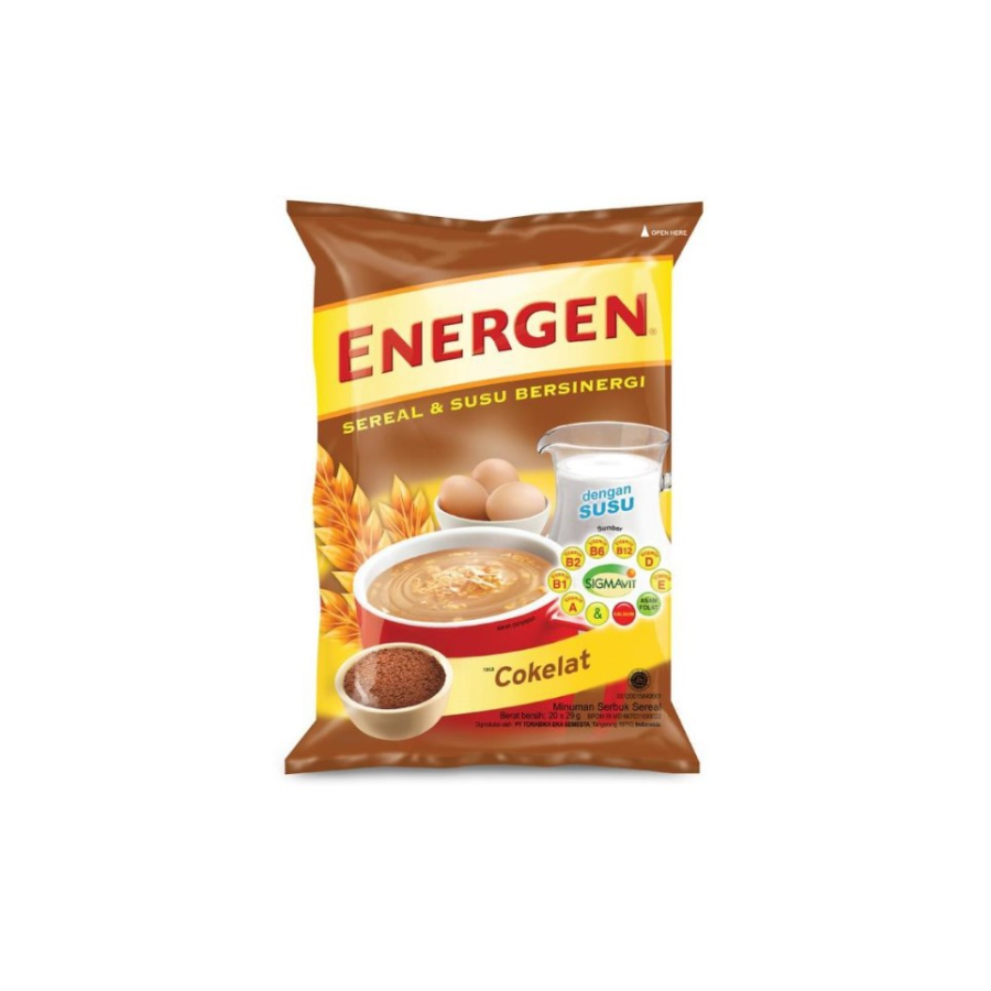 Energen Cokelat Bag 30gr x 20 Sachet 600gram