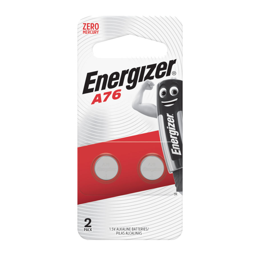 Energizer Baterai LR44 A76/Baterai Kancing 1pcs