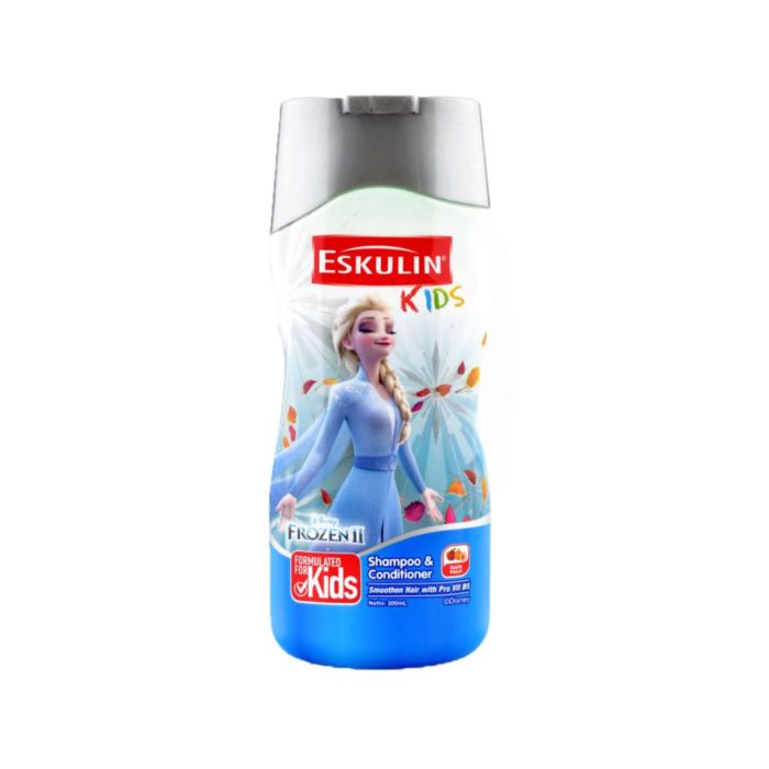 Eskulin Kids Shampoo & Conditioner Elsa Smooth & Shiny Botol 200ml