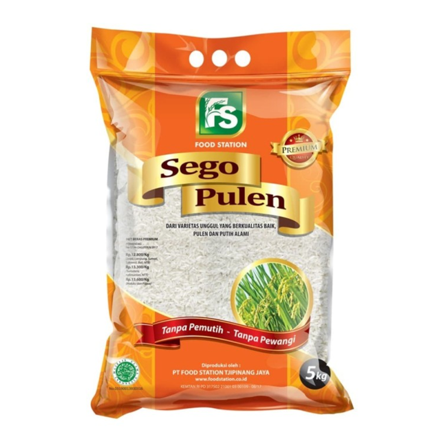 FS Beras Sego Pulen/Rice 5kg