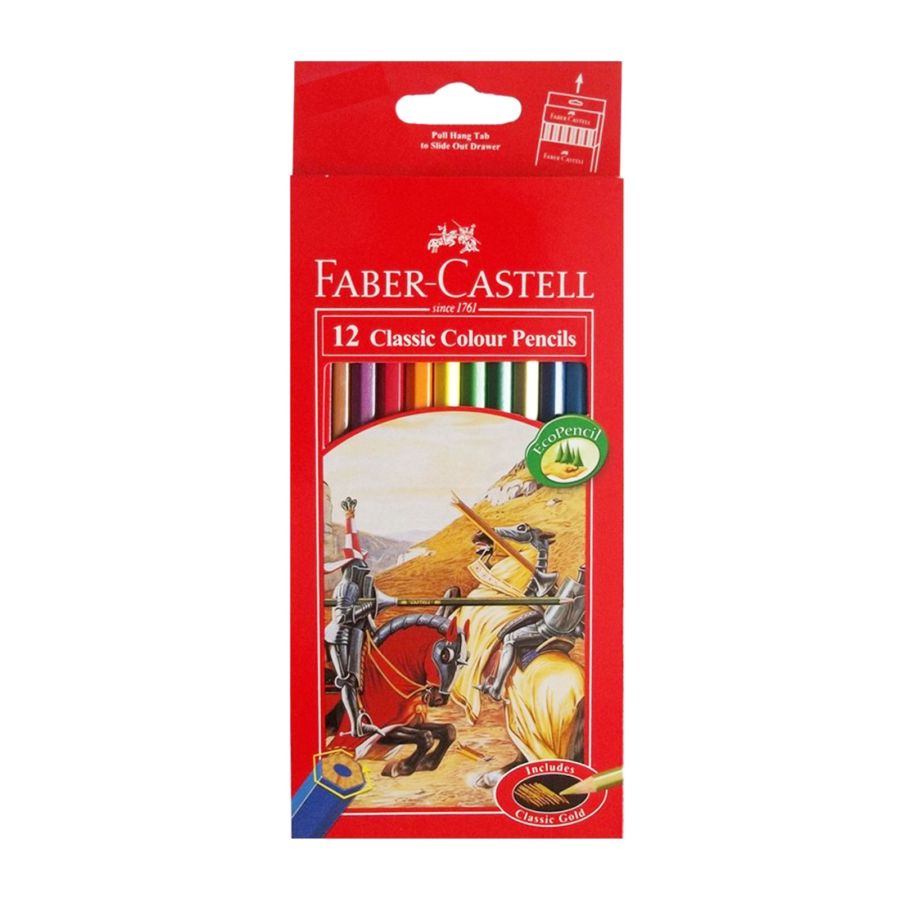 Faber Castell Pensil Warna Classic isi 12 Warna 1packs