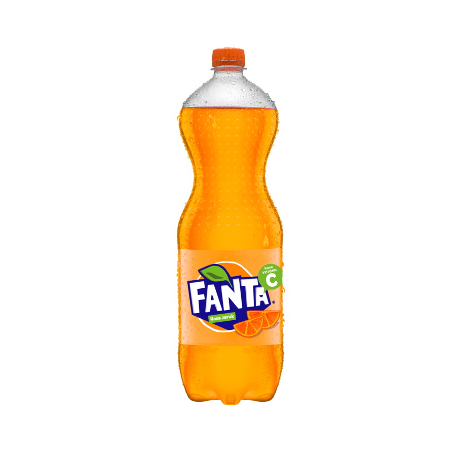 Fanta Orange Vit C Botol/Minuman Soda 1000ml