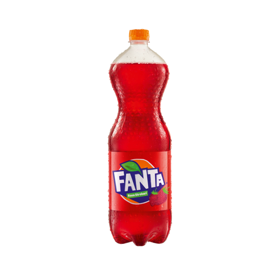 Fanta Strawberry Botol/Minuman Soda 1000ml