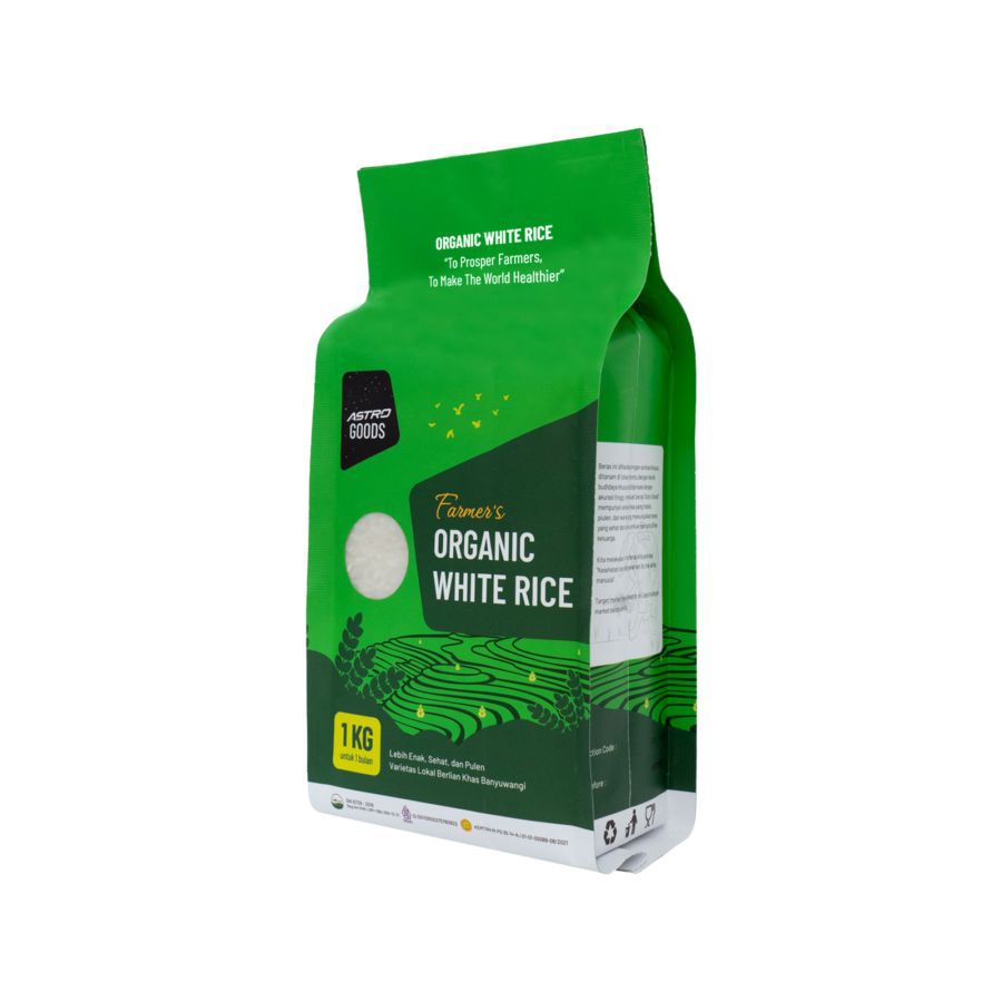 Farmer's Organic White Rice Astro Goods 1kg