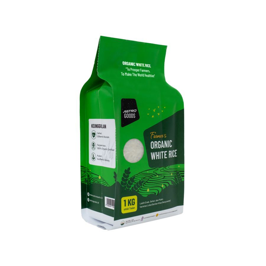 Farmer's Organic White Rice Astro Goods 1kg