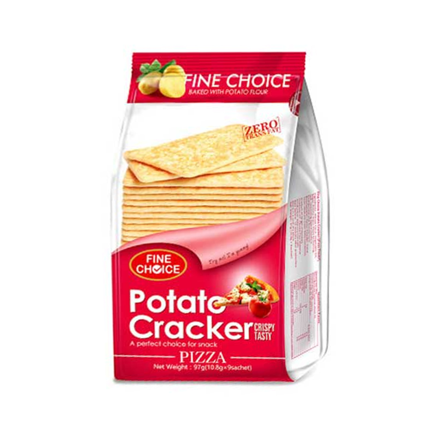 Fine Choice Potato Cracker Pizza pouch 97gram