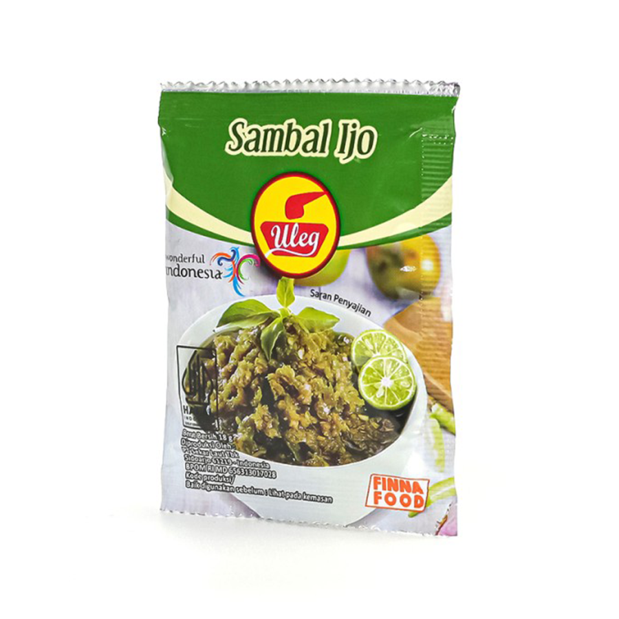 Finna Sambal Uleg Ijo/Sambel 18gram