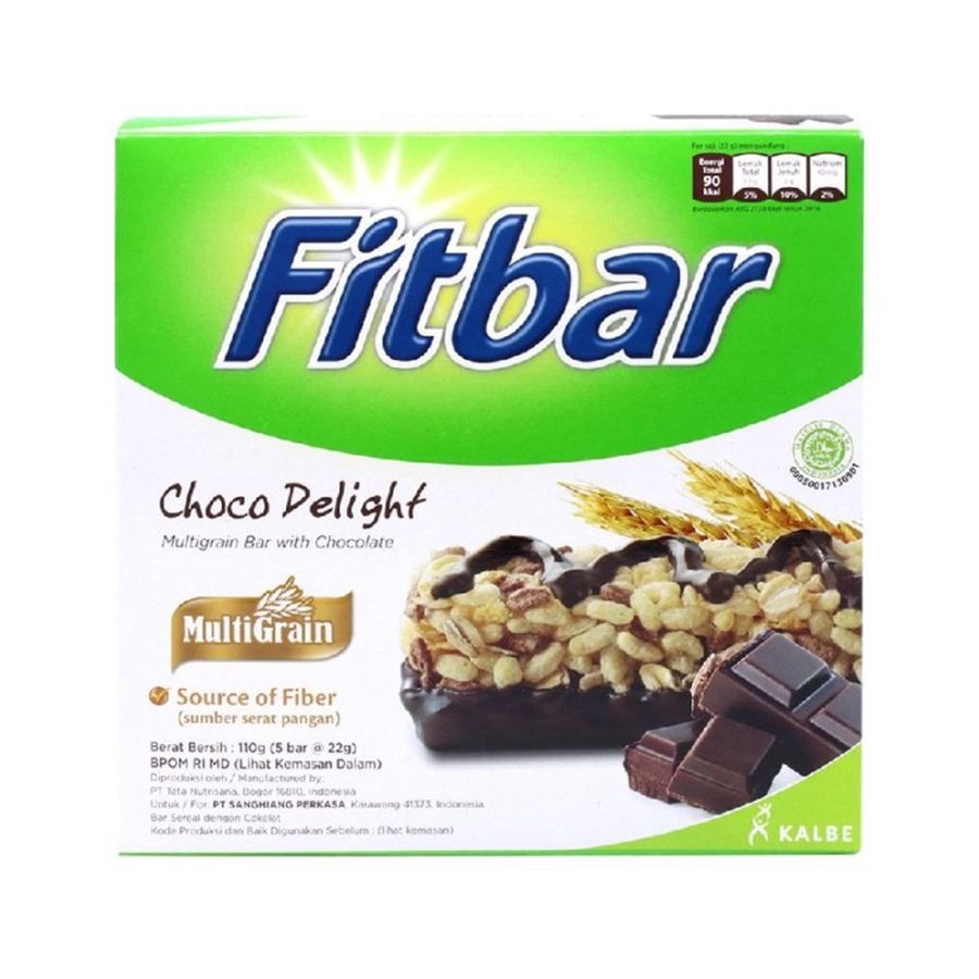 Fitbar Multigrain Chocolate 20gr x 5pcs