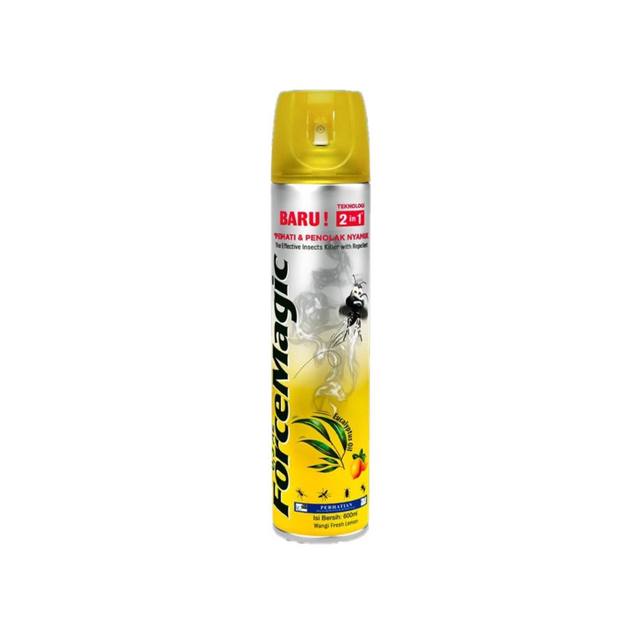 Force Magic 2in1 Lemon non POP 600ml/Pembasmi Serangga 600ml