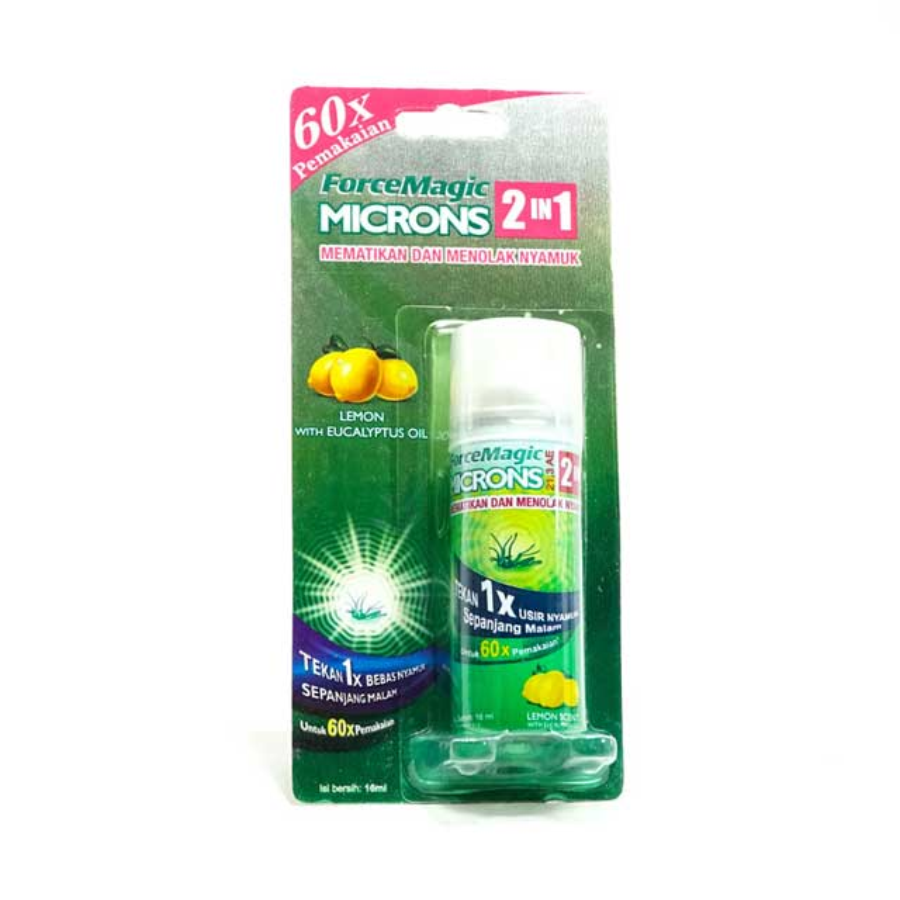 Force Magic Microns Lemon Blister 16ml/Pembasmi Serangga 1pcs