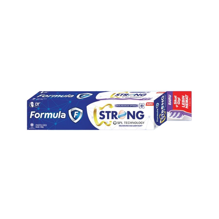 Formula Pasta Gigi Strong Protection + Free Sikat Gigi Formula 1pcs