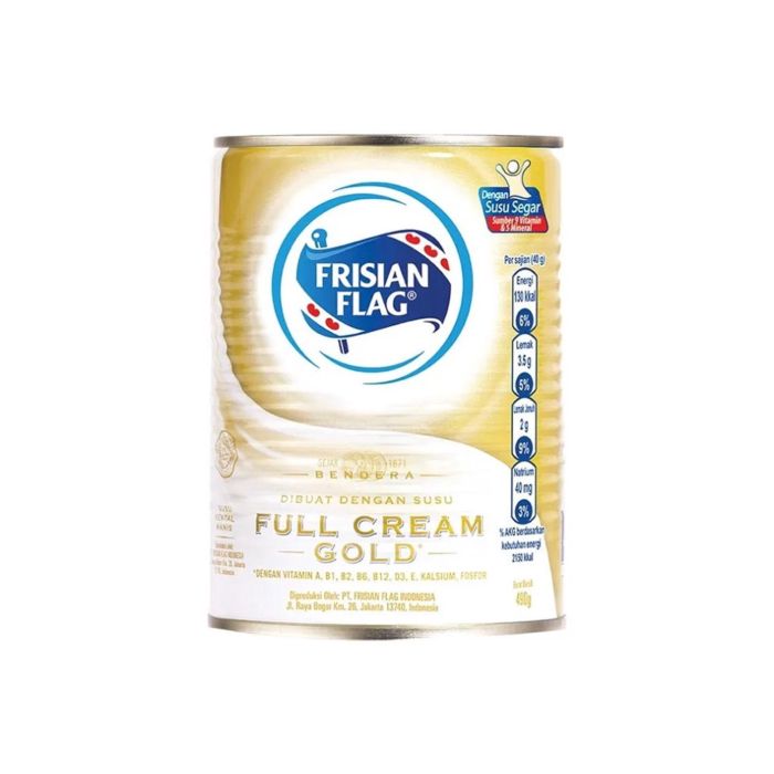 Frisian Flag Full Cream Gold Susu Kental Manis Kaleng /Susu Krimer