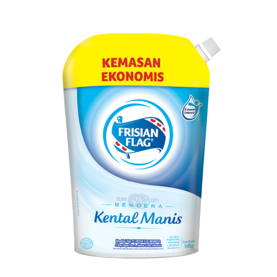 Frisian Flag Krimer Kental Manis Pouch /Susu Krimer 545gram