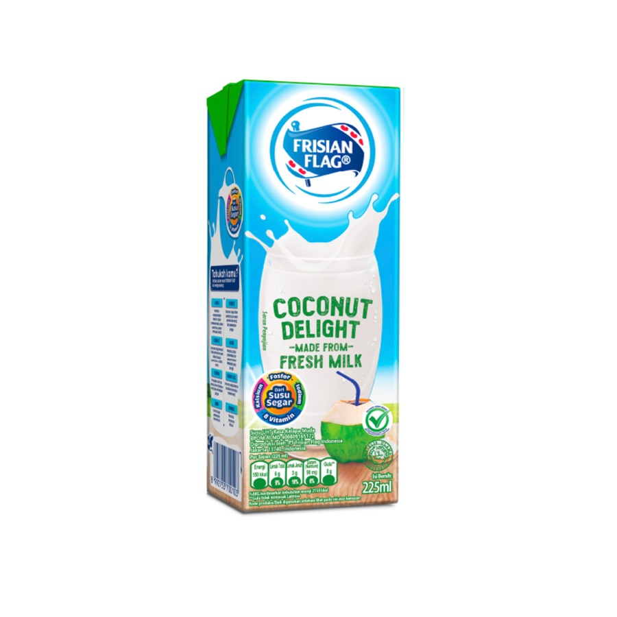 Frisian Flag Purefarm Coconut Delight Susu UHT 225ml