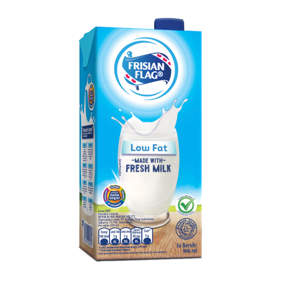 Frisian Flag Purefarm UHT Low Fat 946ml