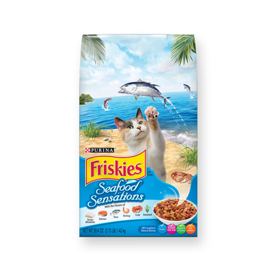 Friskies Adult Seafood Sensations 400gram