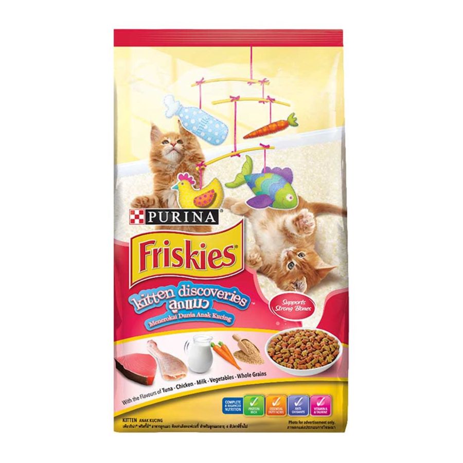 Friskies Kitten Discoveries Makanan Kucing Kering 400gram
