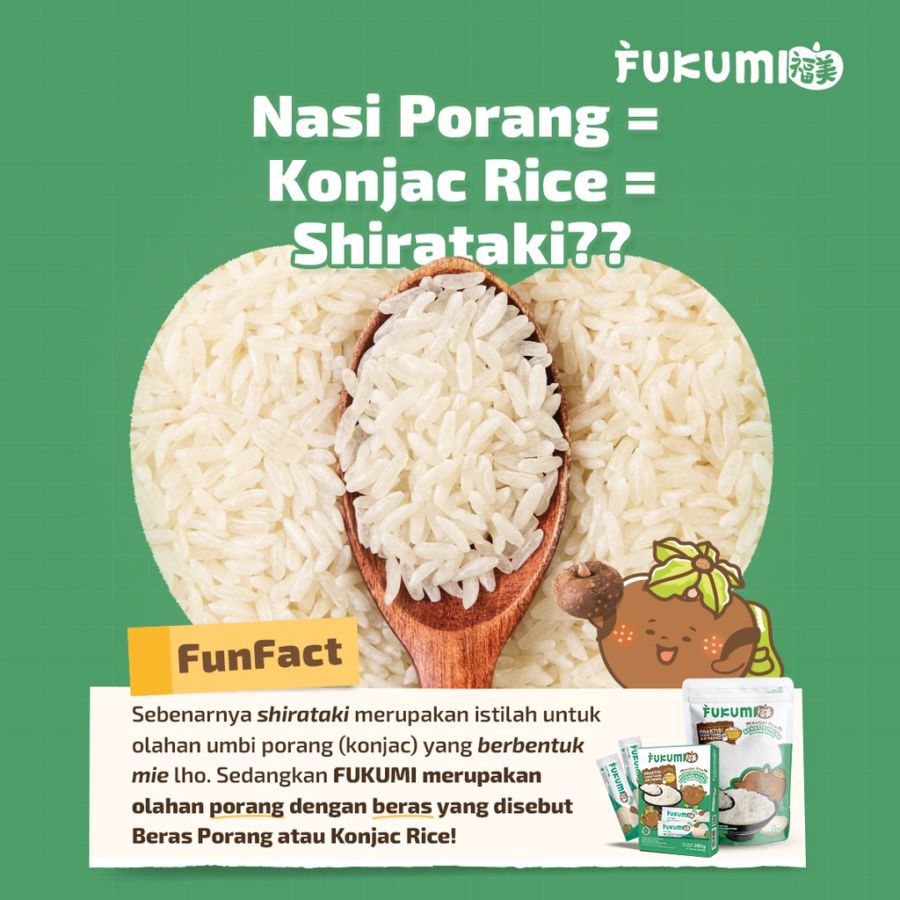 Fukumi Beras Porang Pouch 1kg