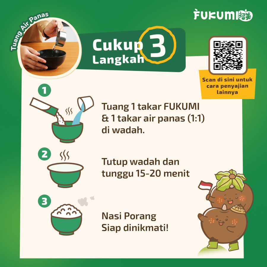 Fukumi Beras Porang Box 40gr x 7 sachet 280gram