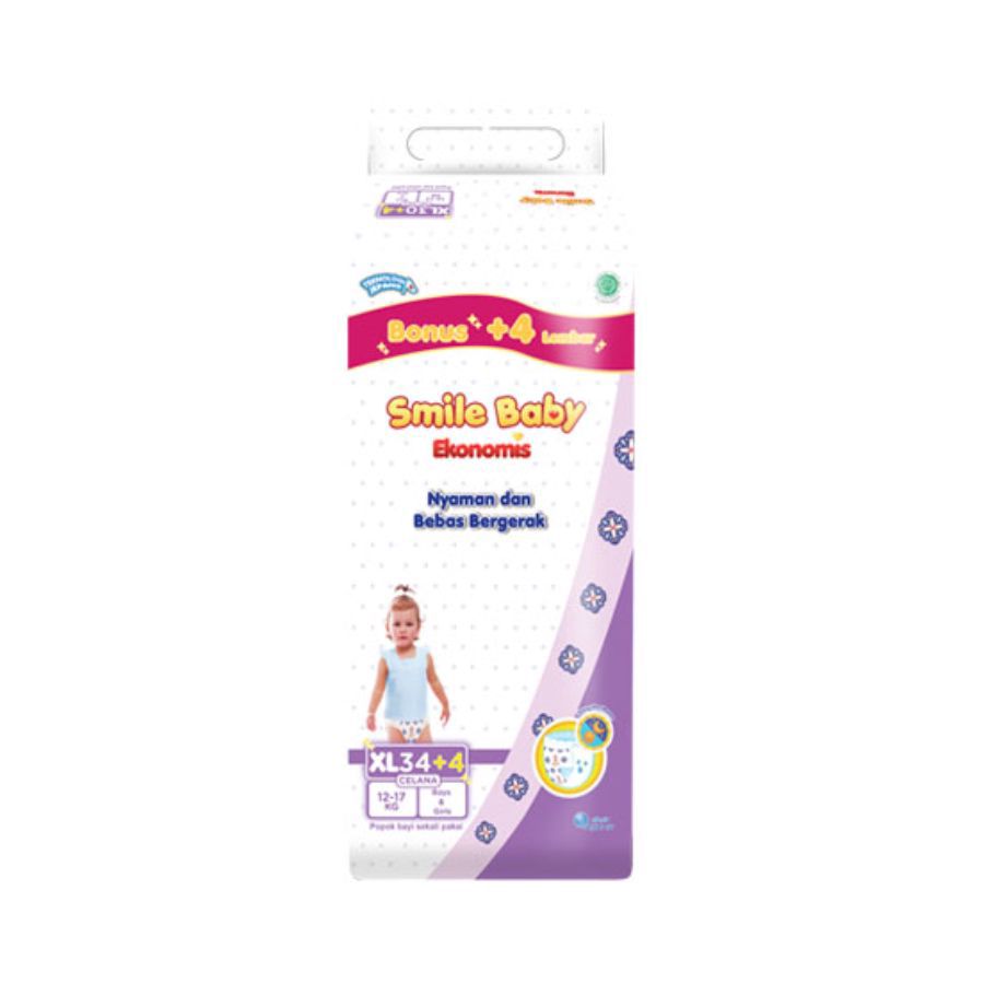 Goo.N Smile Baby Ekonomis XL34+4 Diapers Pants 1pack