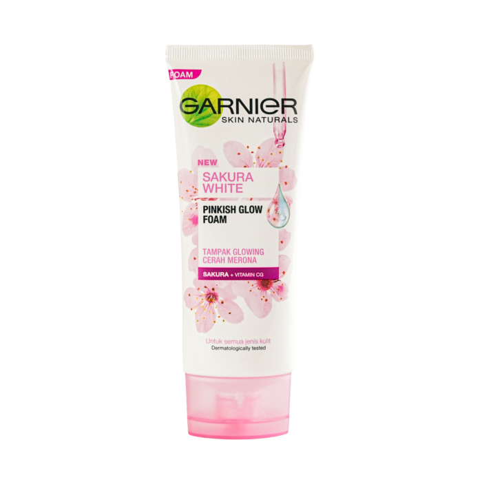 Garnier Sakura Glow White Cleanser Face Wash/Sabun Cuci Muka