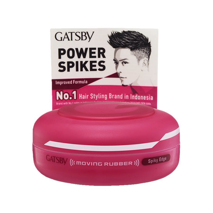 Gatsby Moving Rubber Spiky Edge Cup/Gel Rambut 80gram