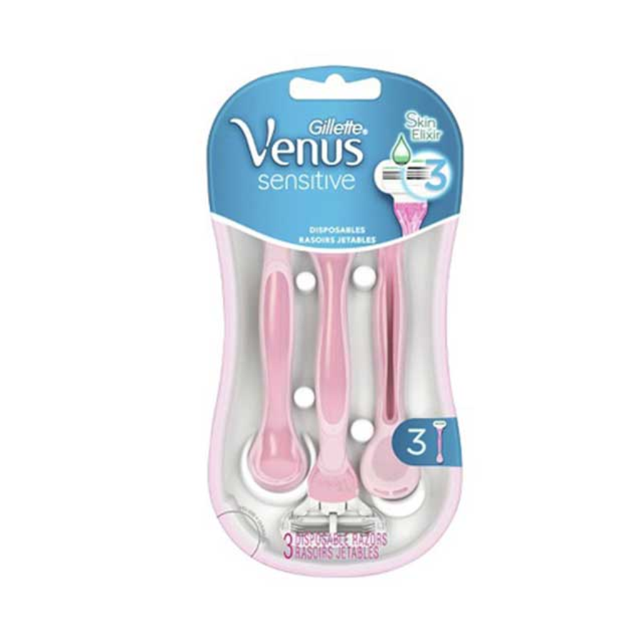 Gillete venus Sensitive D/Razor 3Ct 3X8 1pack