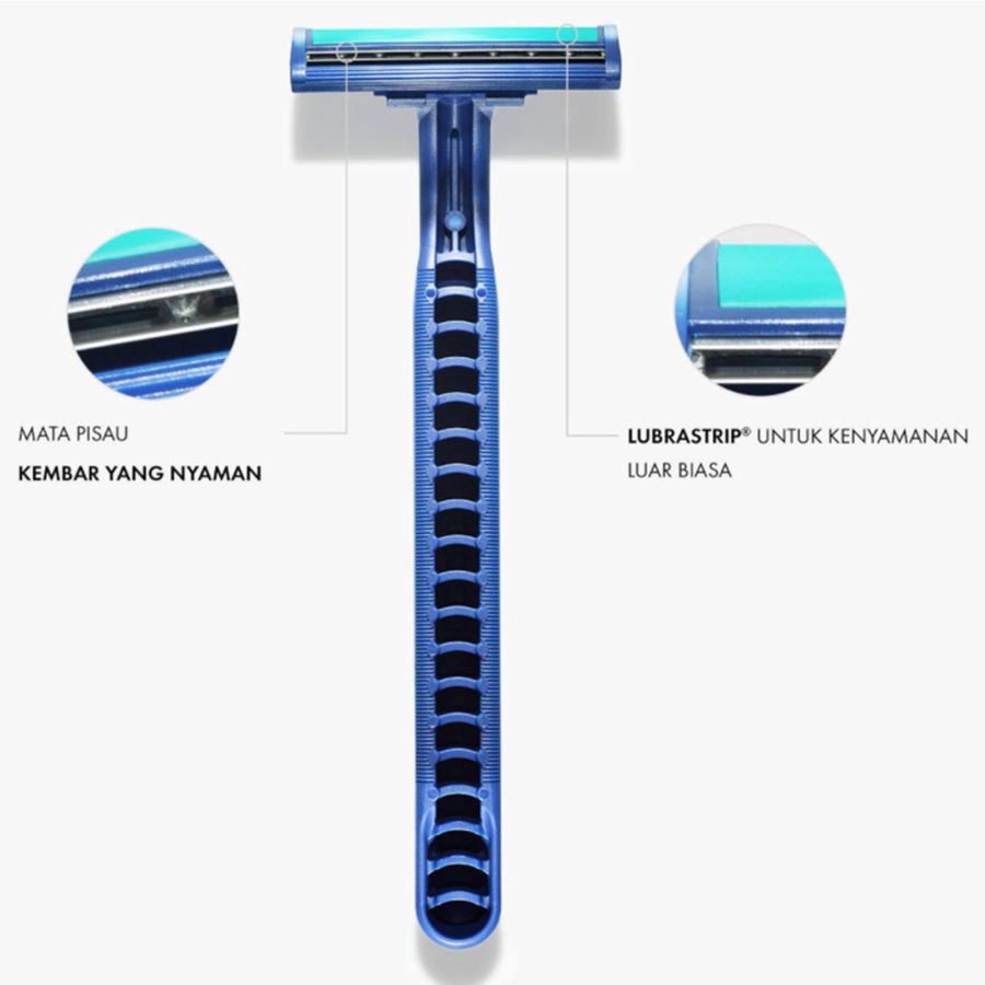 Gillette Blue 2 Flexi Alat Cukur 5+2 pcs 1pack