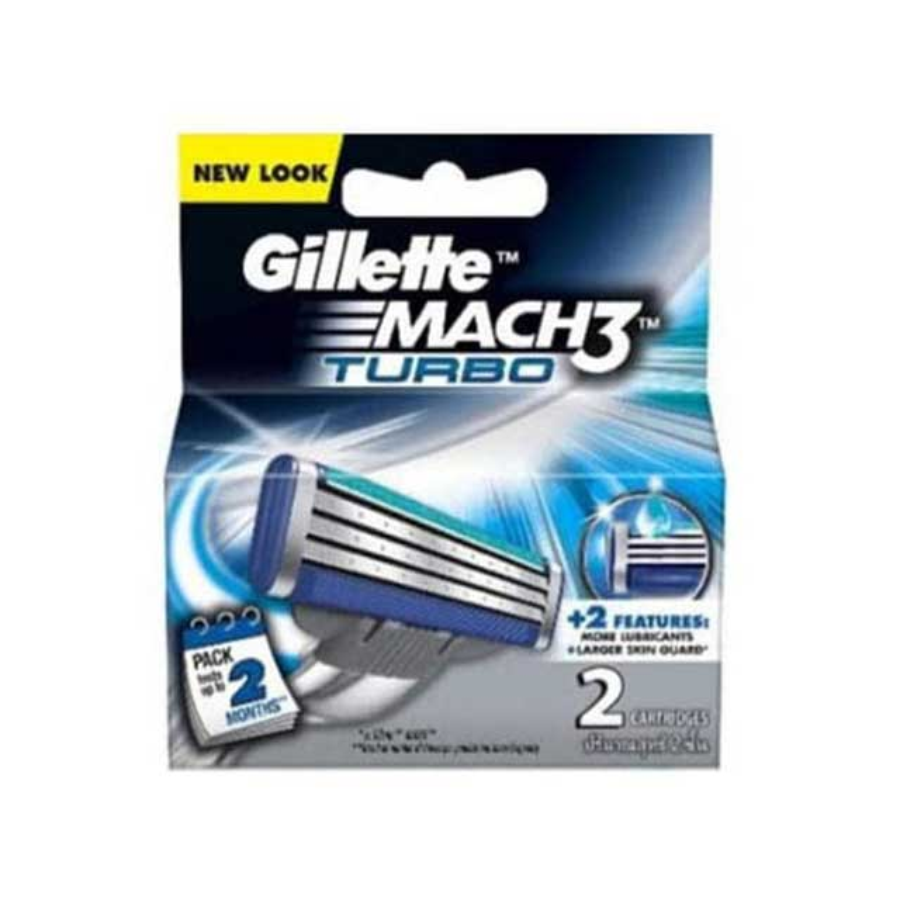 Gillette Mach 3 Turbo Blades Isi 2 1packs