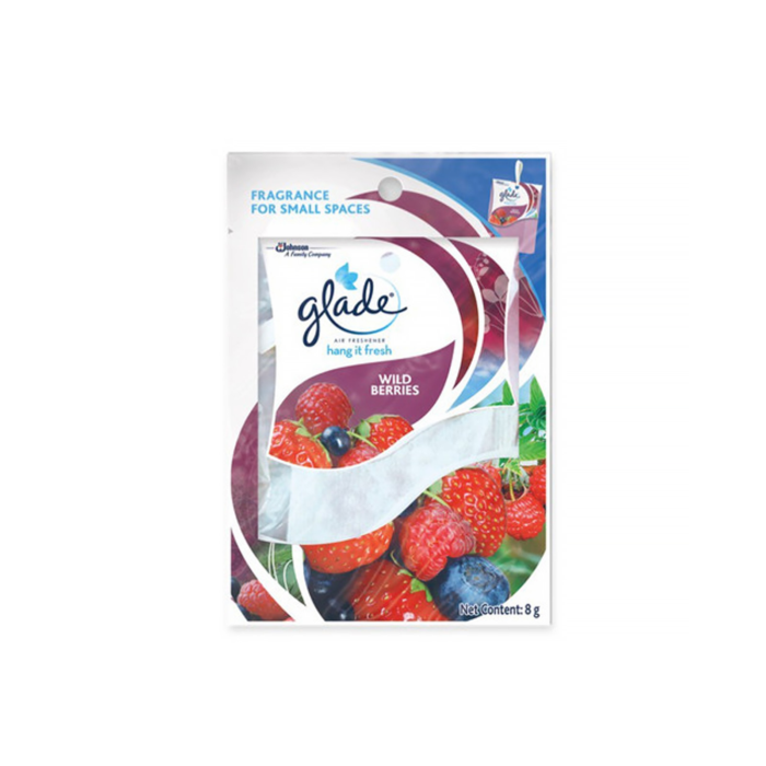 Glade Hang It Wild Berries 8gr/Pewangi Ruangan 8gram