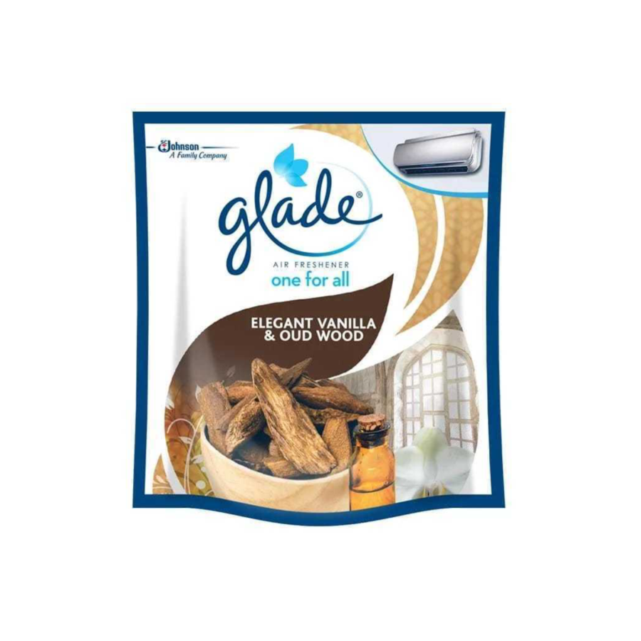 Glade One For All Air Freshener Vanilla & Oudwood Refill 70gr/Pengharum Ruangan 70gram 70gram