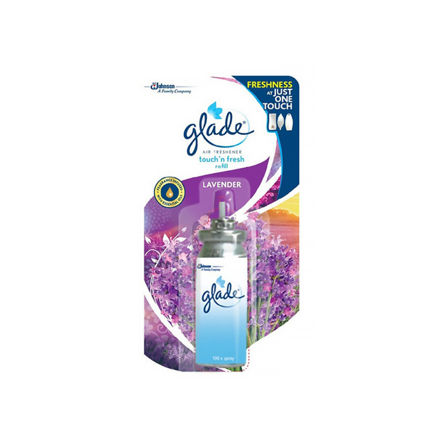 Glade Touch & Fresh Toilet Lavender Refill 9gr/Pewangi Ruangan 1pcs