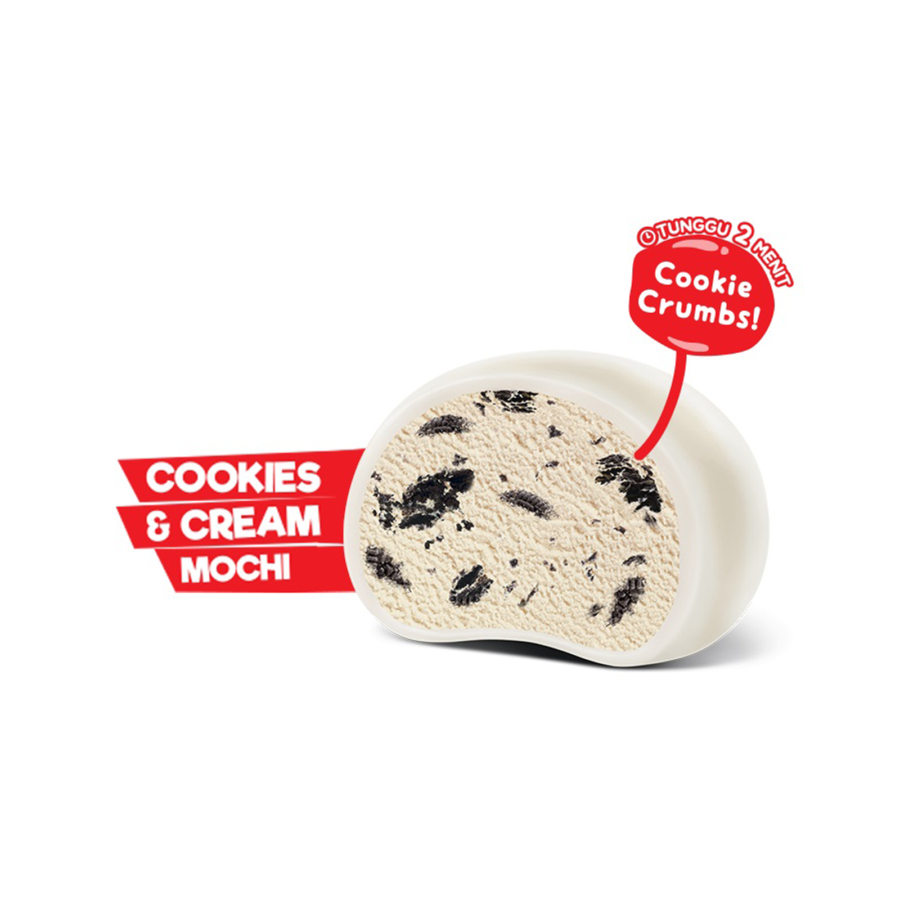 Glico Wings Frostbite Cookies & Cream Mochi 46ml