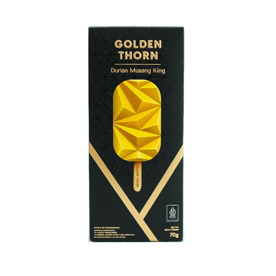 Golden Thorn Durian Musangking Ice Cream/Es Krim 70gram